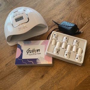 Professional Gel Polish LED Nail Dryer Lamp w/gels